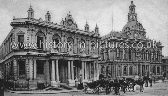 Post Office and Town Hall, Ipswich, Suffolk. c.1904